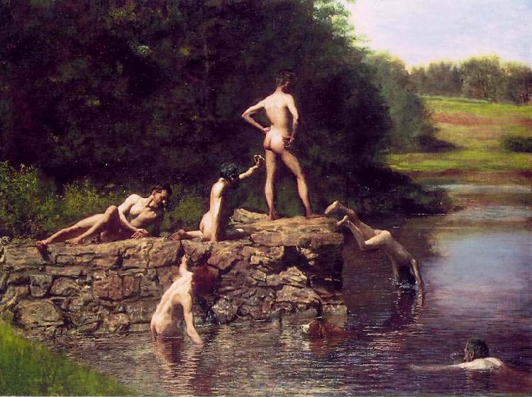 Thomas Eakins The Swimming Hole France oil painting art
